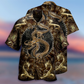 Vintage Dragon Hawaiian Shirt Pattern Detail For Summer Holidays And Outdoor Fun
