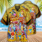 Funny Cat Aerobics Instructor Hawaiian Shirt For Coastal Getaways, Outdoor Gatherings, And Thoughtful Gift Giving