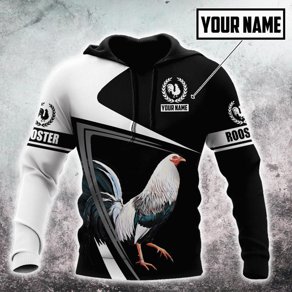 Farm Rooster Personalized Hoodie For Country Lifestyle Events Everyday Wear And Comfort