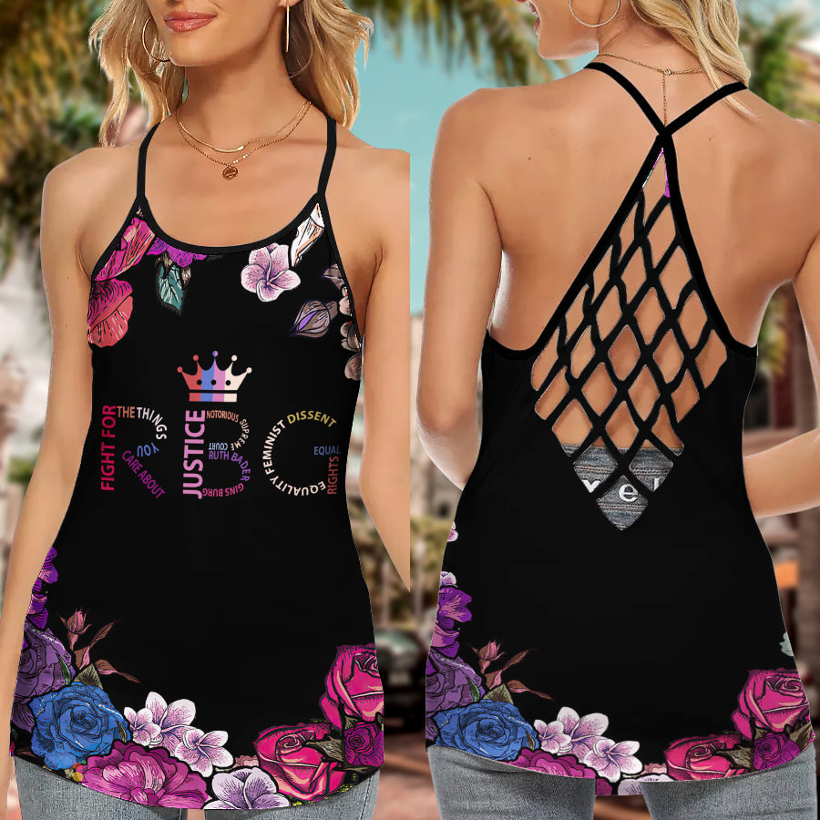 Courage And Conviction Hollow Tank Top For Active Days And Thoughtful Gifting
