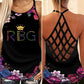 Courage And Conviction Hollow Tank Top For Active Days And Thoughtful Gifting