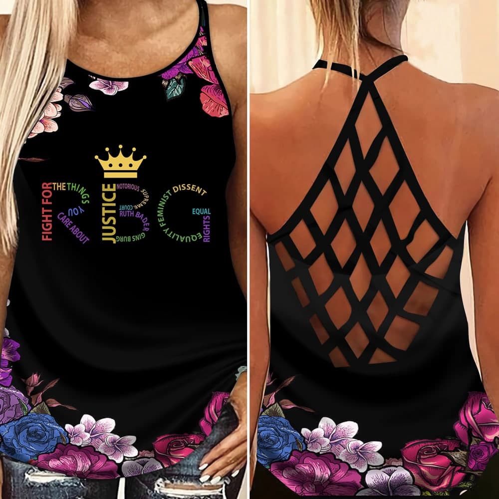 Courage And Conviction Hollow Tank Top For Active Days And Thoughtful Gifting
