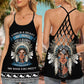 Native American Girl Angel Hollow Tank Top For Yoga Workouts And Casual Wear
