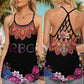 Courage And Conviction Hollow Tank Top For Active Lifestyles And Weekend Style