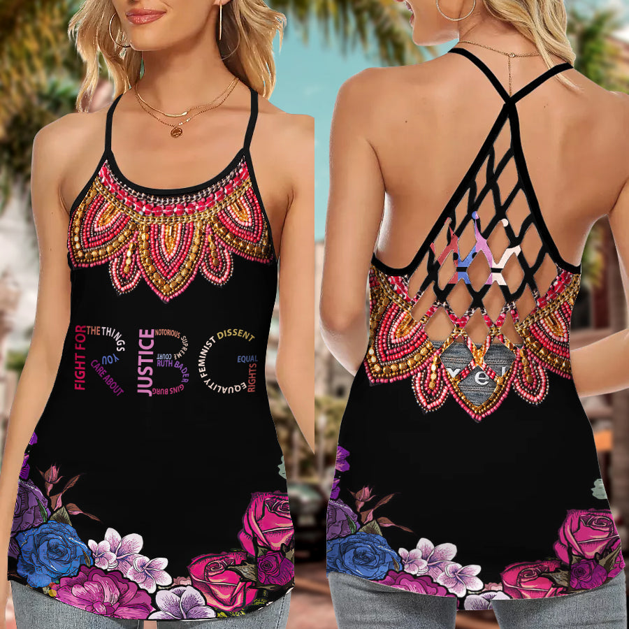Courage And Conviction Hollow Tank Top For Active Lifestyles And Weekend Style