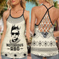 Courage And Conviction Hollow Tank Top For Studio Workouts And Casual Wear