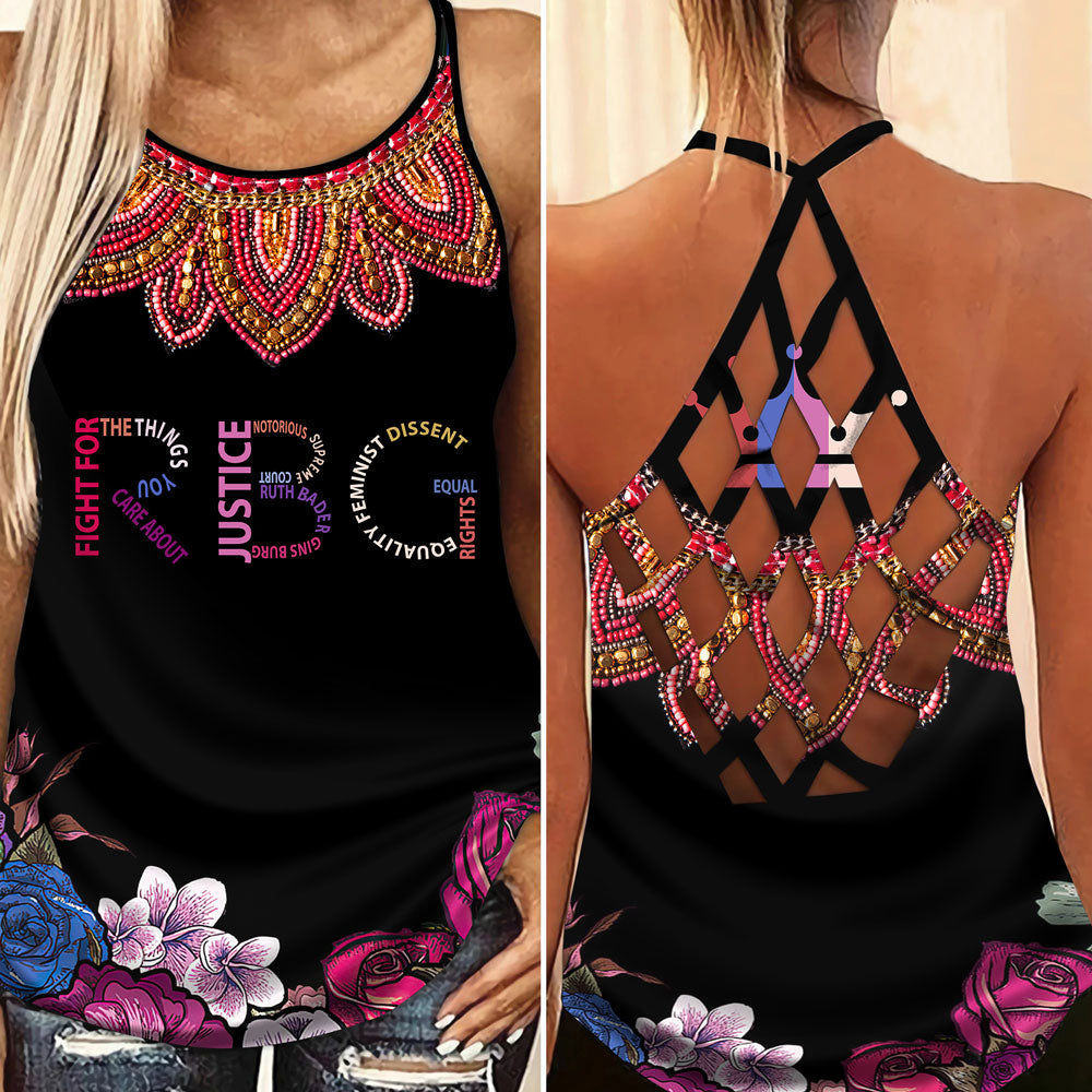 Courage And Conviction Hollow Tank Top For Active Lifestyles And Weekend Style