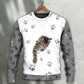Little Baby Cat Soul Sweater For Animal Lovers Casual Wear Holidays And Thoughtful Gifting