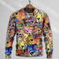 Dog Memory Painting Sweater For Outdoor Activities Weekend Trips And Relaxed Everyday Outfits