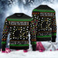 Black Cat Tree Mishap Funny Christmas Sweater For Festive Family Events Casual Wear And Holiday Gift Giving