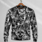 Skull Smoke Dark Fantasy Sweater For Casual Wear Parties And Thoughtful Gifting