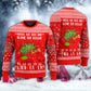 Cat Wrecks Tree Christmas Red Sweater For Family Gatherings Winter Travel And Everyday Seasonal Comfort