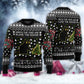 Black Cat Wrecks Tree Funny Christmas Sweater For Family Gatherings Winter Travel And Everyday Seasonal Comfort