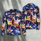 Space Cat Riding Food Galaxy Sweater For Nature Inspired Fashion Events And Relaxed Everyday Comfort