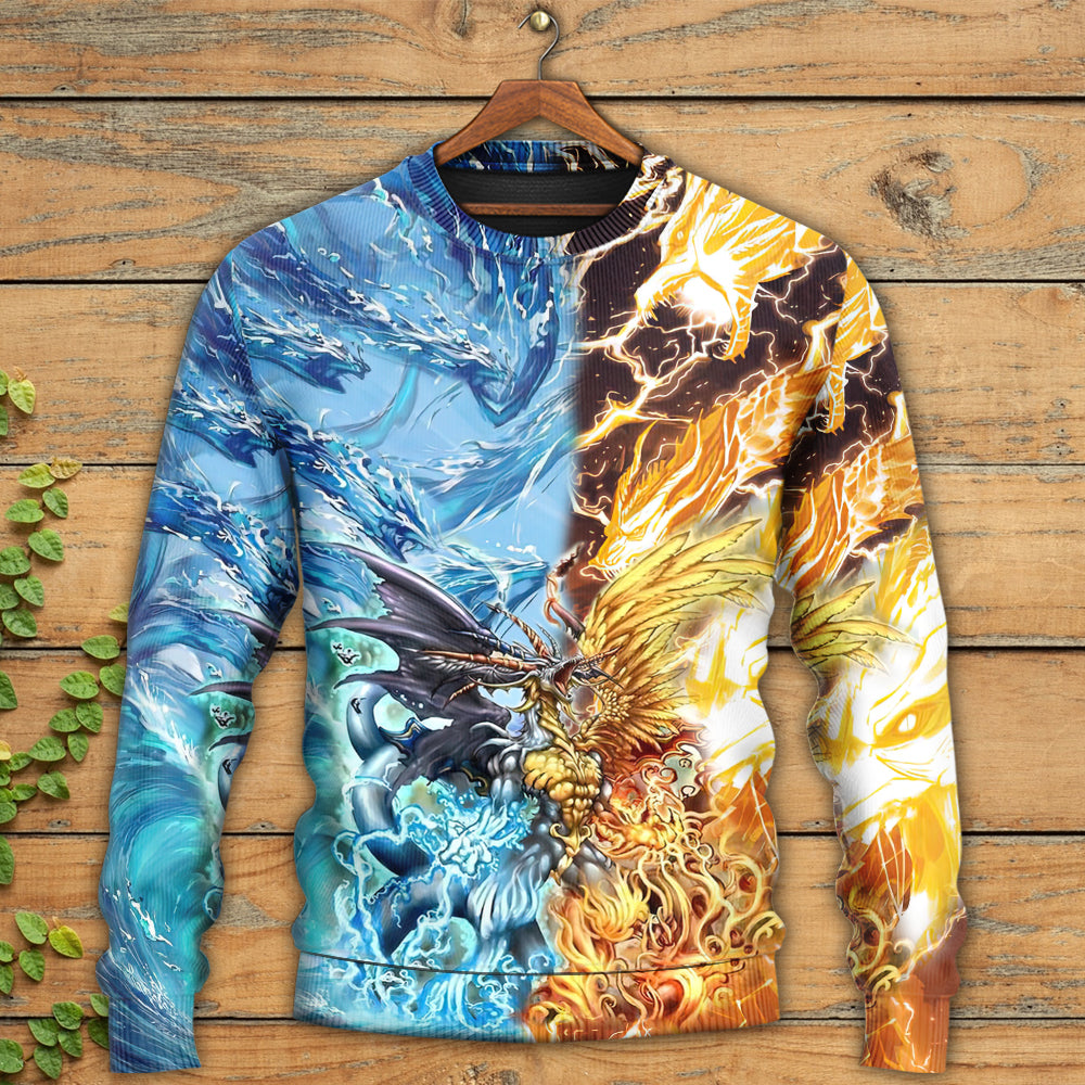 Dragon Immortal Fantasy Sweater For Nature Inspired Fashion Events And Relaxed Everyday Comfort