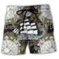 Dragon Old Ship Anchor Sea Fantasy Beach Shorts For Warm Weather Travel And Everyday Comfort