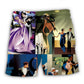 Ballroom Dance Elegant Beach Shorts For Warm Weather Travel And Everyday Comfort
