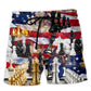 Chess And Fireworks Celebration Beach Shorts For Tropical Getaways And Weekend Adventures