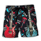 Guitar Music Is All I Need Beach Shorts For Tropical Getaways And Weekend Adventures
