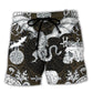 Dragon Flying With Skull Gothic Beach Shorts For Outdoor Adventures And Thoughtful Seasonal Gifts