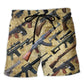 Bold Western Pattern Beach Shorts Design View For Summer Events And Coastal Getaways