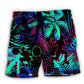 Squats Fitness Tropical Leaf Beach Shorts For Summer Vacation And Coastal Travel