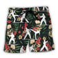 Taekwondo Tropical Floral Motion Beach Shorts Graphic Detail For Resort Trips And Casual Outings
