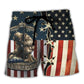 American Heroes Tribute Patriotic Beach Shorts For Warm Weather Travel And Everyday Comfort