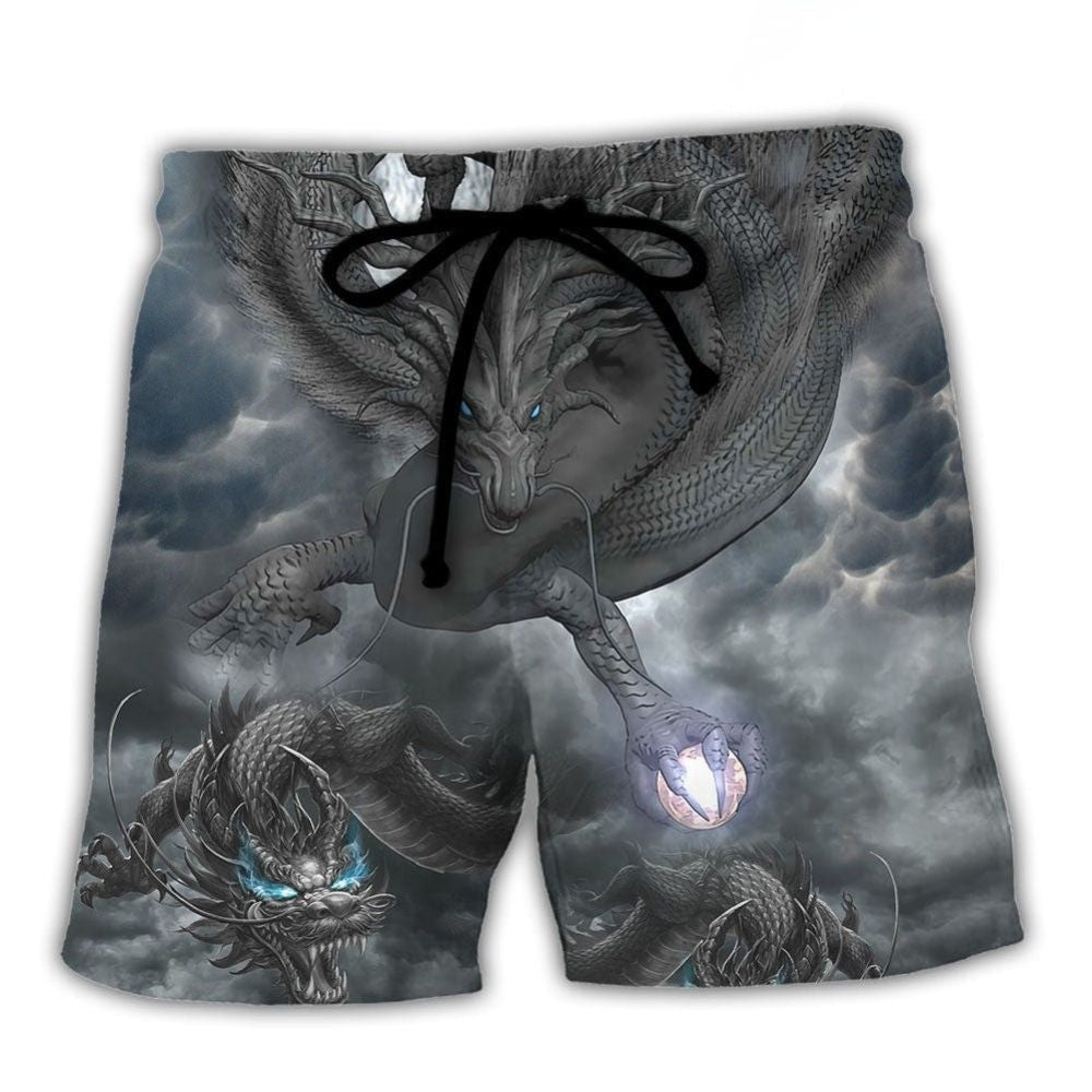 Dragon Spirit Always Strong Beach Shorts For Resort Travel And Thoughtful Summer Gifting