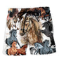 Fantasy Horse Painting Beach Shorts Design Detail For Weekend Getaways And Beach Days