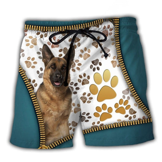 German Shepherd Stylish Dog Beach Shorts For Sunny Holidays And Comfortable Daily Styling