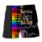 Piano Never Underestimate Old Man Beach Shorts Design Detail For Weekend Getaways And Beach Days