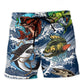 Fishing Is My Life Outdoor Beach Shorts Print View For Coastal Escapes And Casual Outings