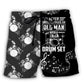 Drum Never Underestimate Old Man Drum Beach Shorts For Sunny Holidays And Comfortable Daily Styling