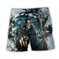 Skull Cool Death Scythe Beach Shorts For Warm Weather Travel And Everyday Comfort