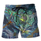 Dragonfly Love Life Nature Beach Shorts Design View For Comfortable Resort And Beach Styling