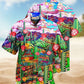 Floral Cactus Field Hawaiian Shirt For Tropical Holidays, Outdoor Gatherings, And Everyday Comfort