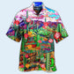 Floral Cactus Flower Hawaiian Shirt With All Over Print For Coastal Vacations Warm Weather Events And Daily Style