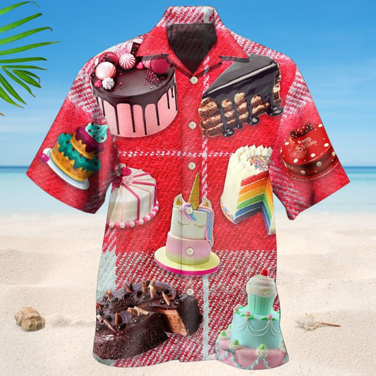 Creative Cake Decorating Hawaiian Shirt For Resort Trips, Coastal Parties, And Warm Weather Style