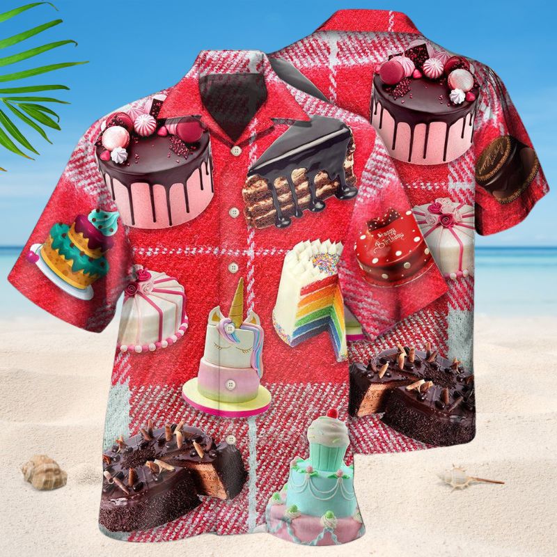 Creative Cake Decorating Hawaiian Shirt For Resort Trips, Coastal Parties, And Warm Weather Style
