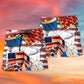 Baking Cake Patriotic Independence Day Beach Shorts For Coastal Adventures And Relaxed Summer Wear