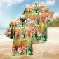 Octopus Creative Pattern Hawaiian Shirt All Over Print Detail For Summer Travel