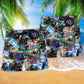 Camera I Like It I Got It Hawaiian Print Beach Shorts For Coastal Adventures And Resort Days