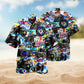 Camera Creative Pattern Hawaiian Shirt For Hobby Lovers, Coastal Trips, And Relaxed Everyday Wear