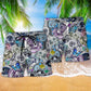 Vintage Camera Beach Shorts Pattern Detail For Beachside Relaxation And Memorable Gift Ideas