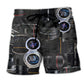 Photographer Camera Quote Beach Shorts Artwork Detail For Casual Warm Weather Outfits