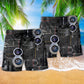 Camera Photography Beach Shorts Pattern Detail For Vacation Style And Bright Seasonal Outfits