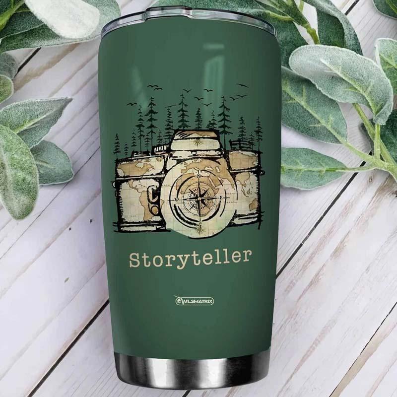 Camera Tell Your Story 20 Oz Tumbler For Coffee Travel And Daily Drinks