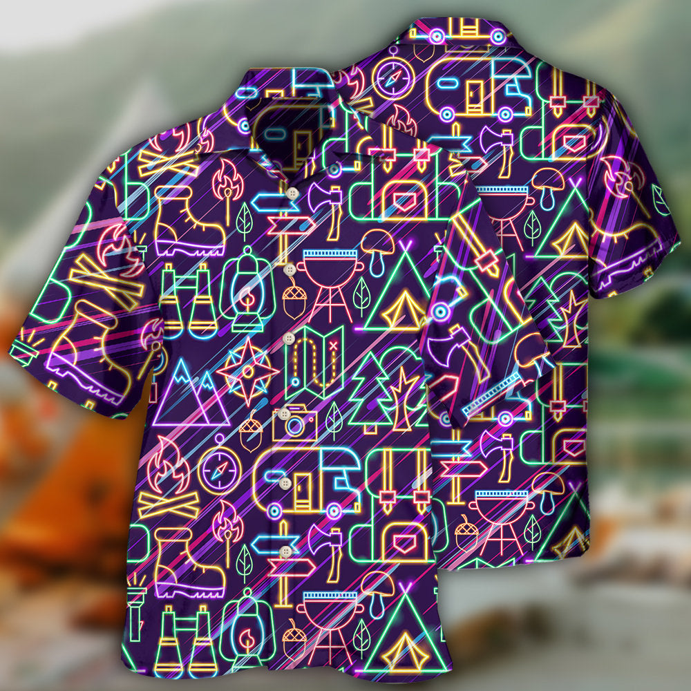 Camping Stunning Outdoor Hawaiian Shirt For Tropical Holidays, Outdoor Gatherings, And Everyday Comfort