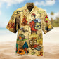 Camping Human Hawaiian Shirt For Outdoor Relaxation, Island Trips, And Warm Weather Activities